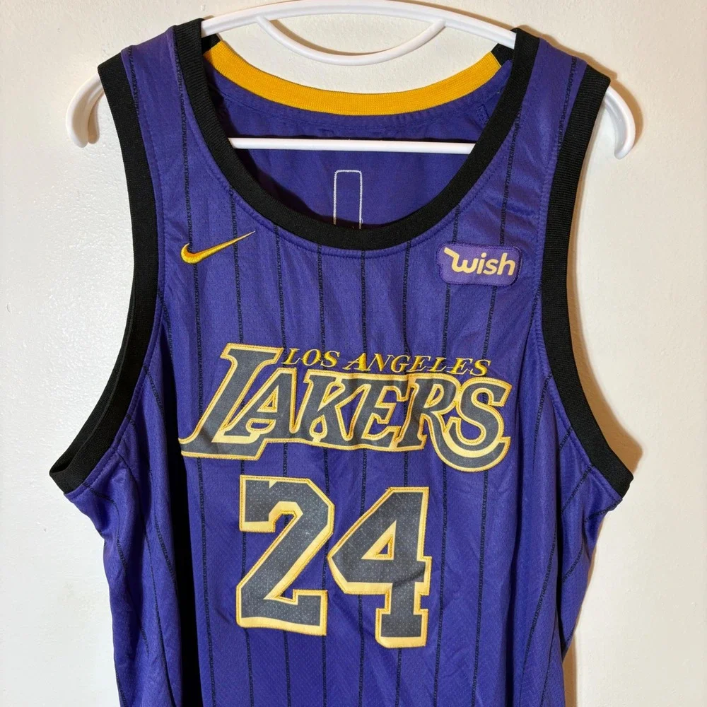 Nike Kobe Bryant Los Angeles Lakers 24‎ Statement Edition Jersey Mens 52 XL